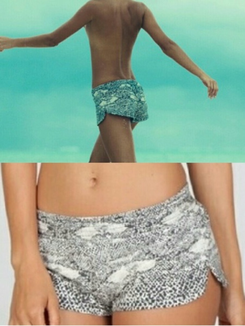 Acacia Swimwear Snake Shorts